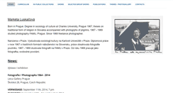 Desktop Screenshot of marketaluskacova.com